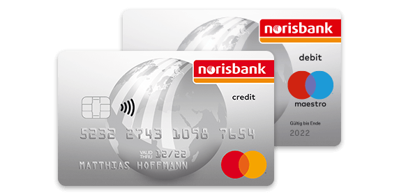 norisbank Mastercard Kreditkarte und Maestrocard