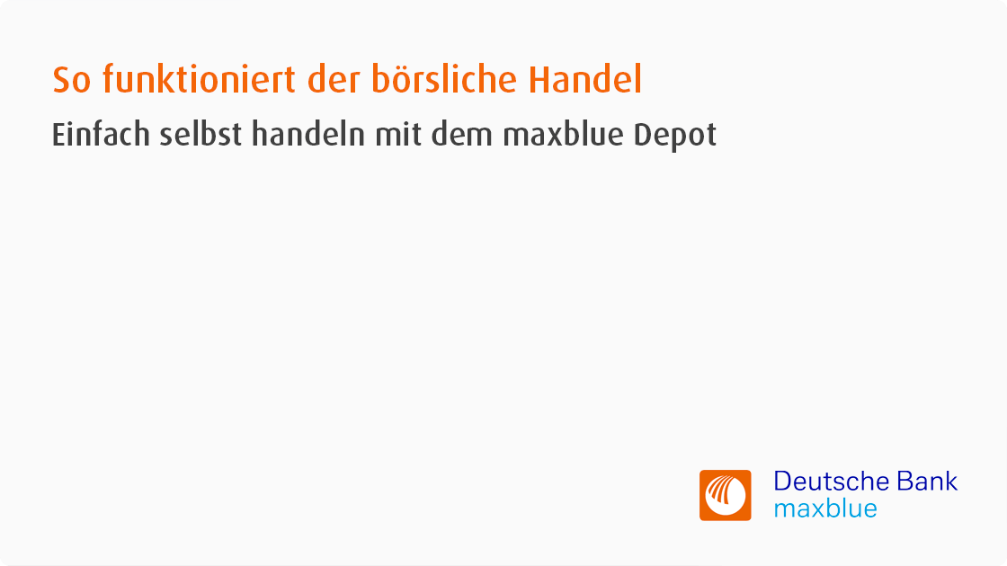 So funktioniert der börsliche Handel