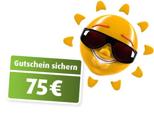 Sommeraktion: 75 Euro Gutschein sichern