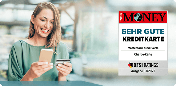 Testsiegel Focus Money: Sehr gute Kreditkarte