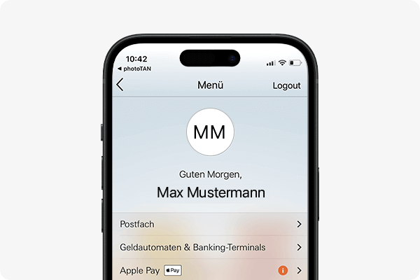 Apple Pay aktivieren - Vorgang in App starten