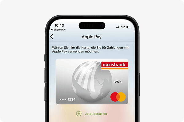 Apple Pay aktivieren - Mastercard auswählen