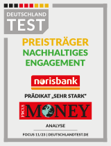 Testsiegel Focus Money: Preisträger nachhaltiges Engagement