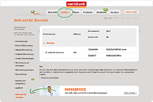 Iban nordea privat