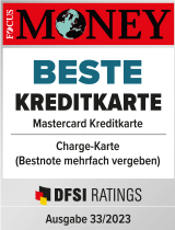 Testsiegel Focus Money: Beste Kreditkarte
