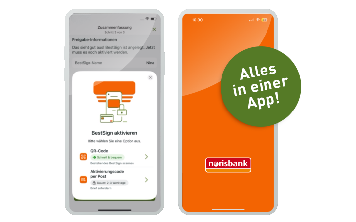 Screenshot norisbank App