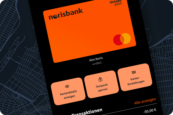 App Kartenverwaltung-Funktion