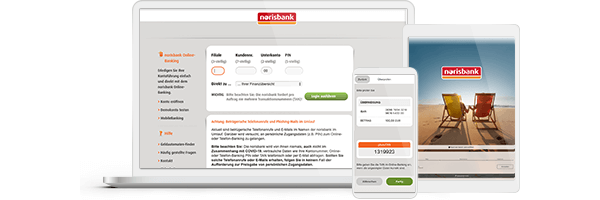 Screenshot norisbank Online-Banking