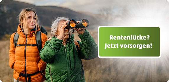Rentenlücke? Jetzt vorsorgen!
