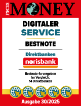 Focus Money – Topnote Digitaler Service (Direktbanken)