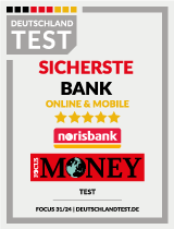 Siegel Focus Money: Sicherste Online Bank