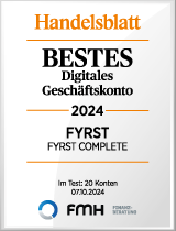 Siegel Fyrst Complete: Digitales Geschäftskonto 'Sehr Gut'