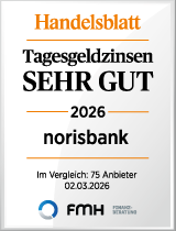 Testsiegel Handelsblatt : Tagesgeldzinsen Sehr Gut